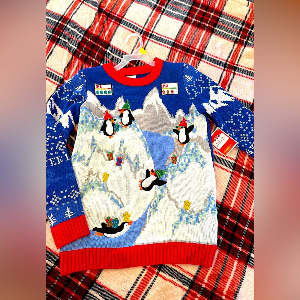 Boys Small (8) Tacky Christmas Sweater NWT